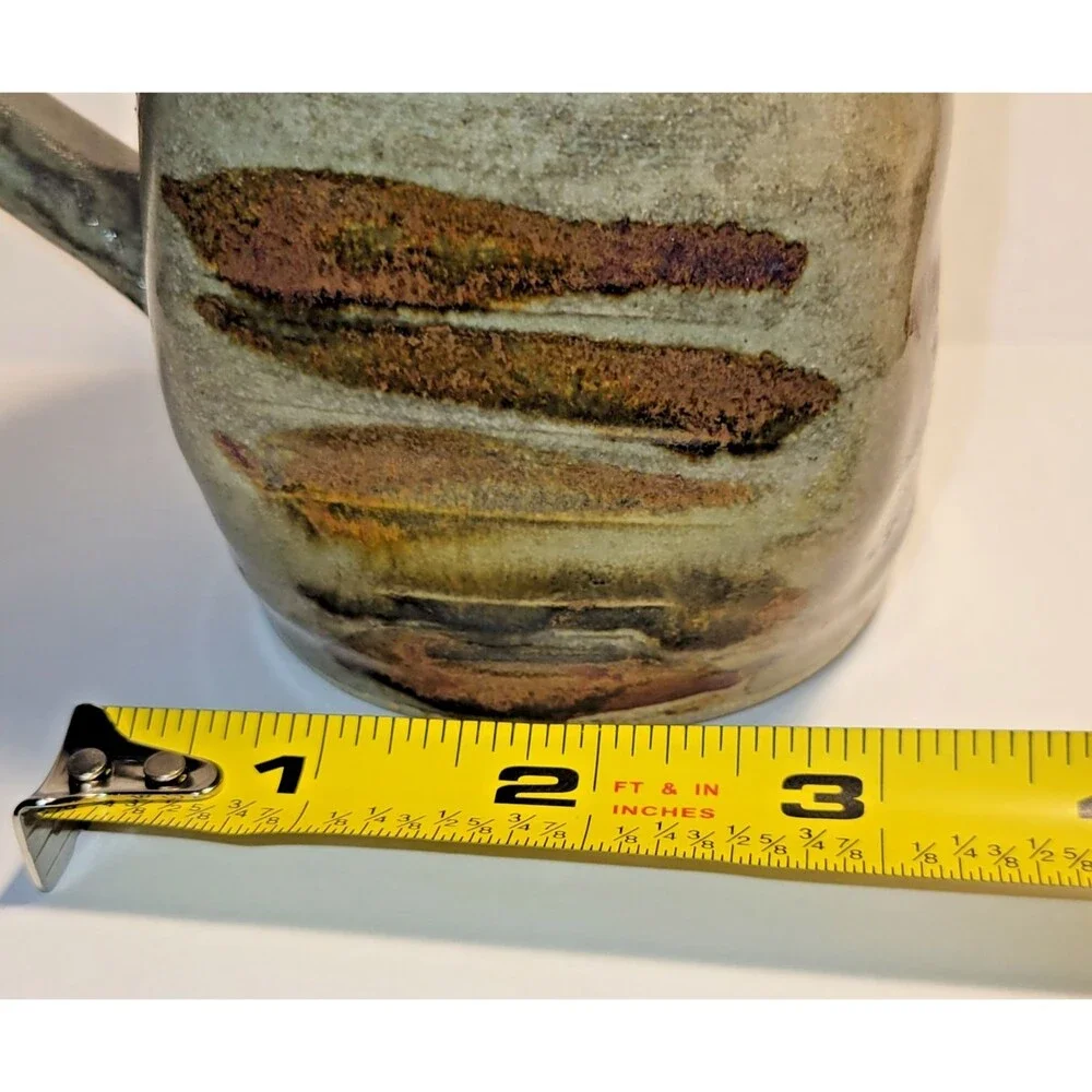 Handcrafted Mid-Century Modern Studio Pottery Pitcher